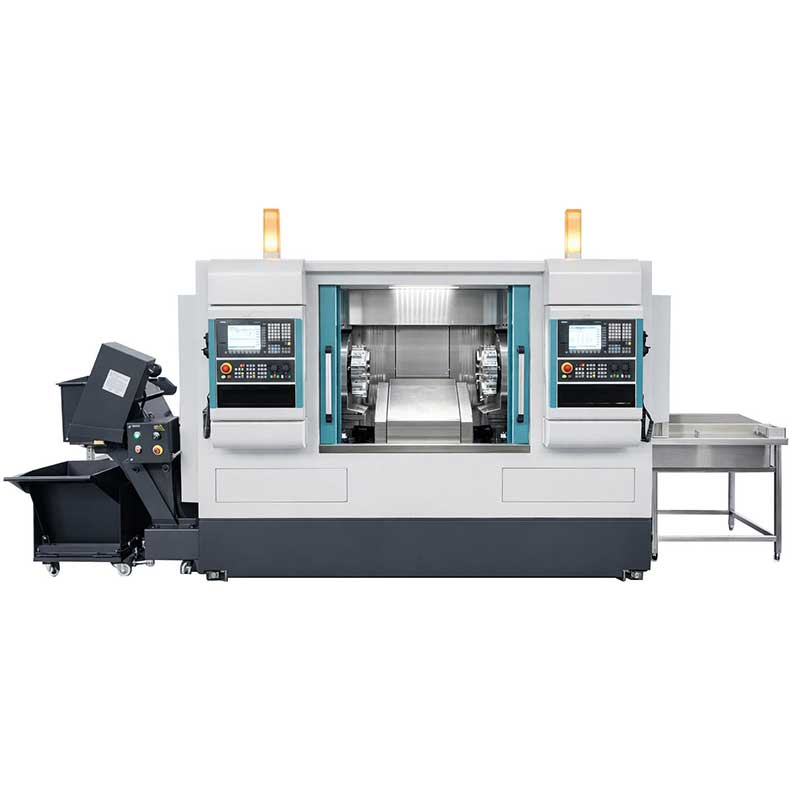 Tokarka CNC z podwójną końcówką